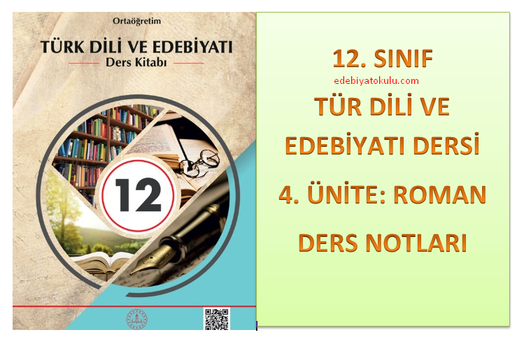 12 sinif turk dili ve edebiyati 4 unite ders notlari roman edebiyat okulu